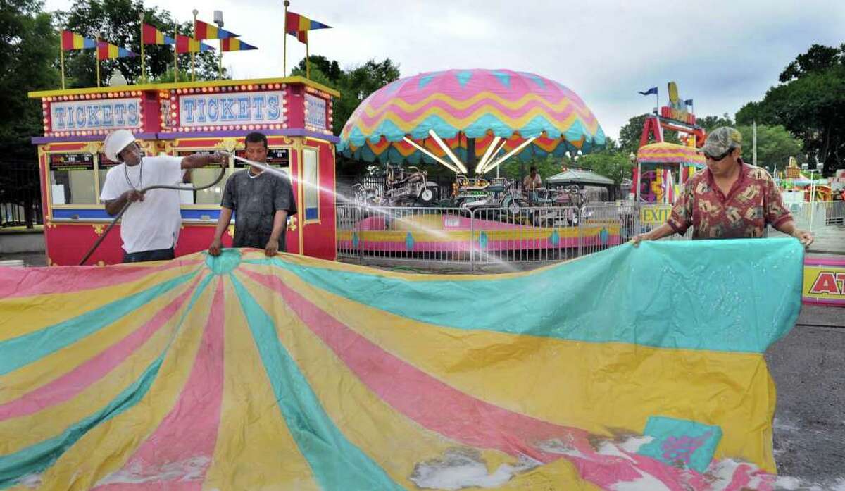 Downtown Danbury carnival gets ready to open