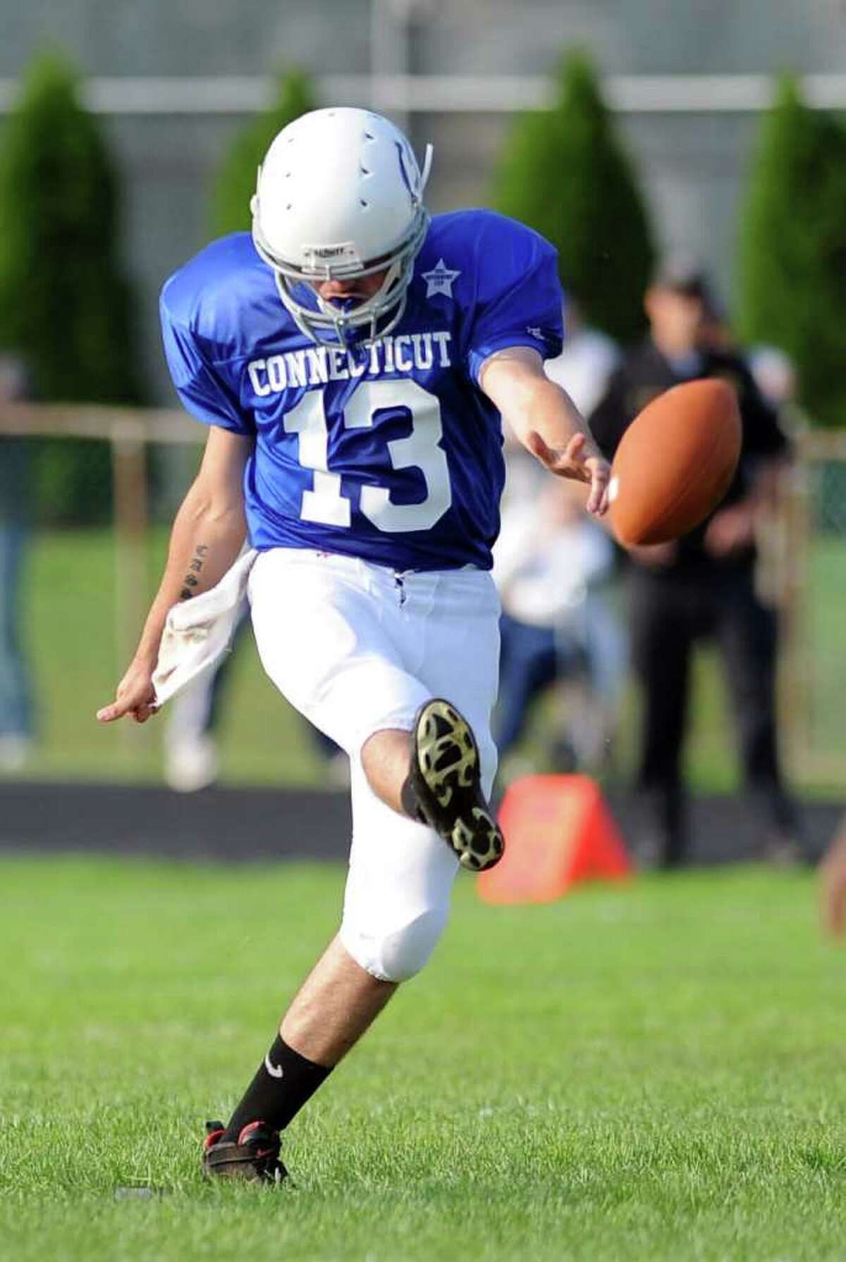 The Connecticut High School football all-star game against Rhode Island on June 25, 2011, at Southington High School.