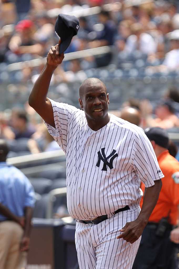 Old Timers Day at Yankee Stadium