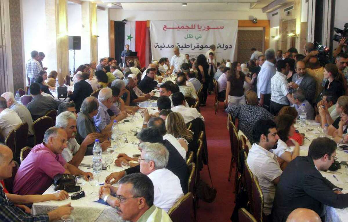 Syrian Opposition Meet In Damascus