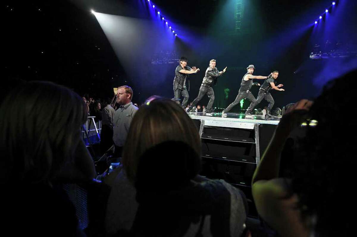 The Backstreet Boys perform on June 28, 2011, at the AT&T Center.