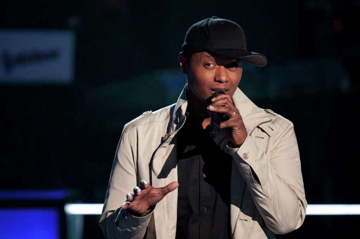 Javier Colon on The Voice. Photo by Lewis Jacobs/NBC