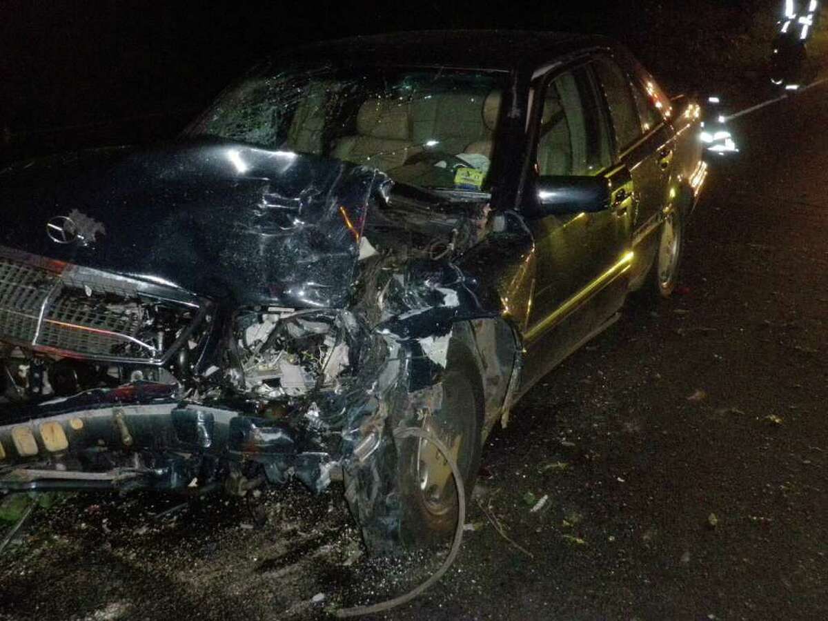 Tree Crashes Onto Cars On Merritt In Westport