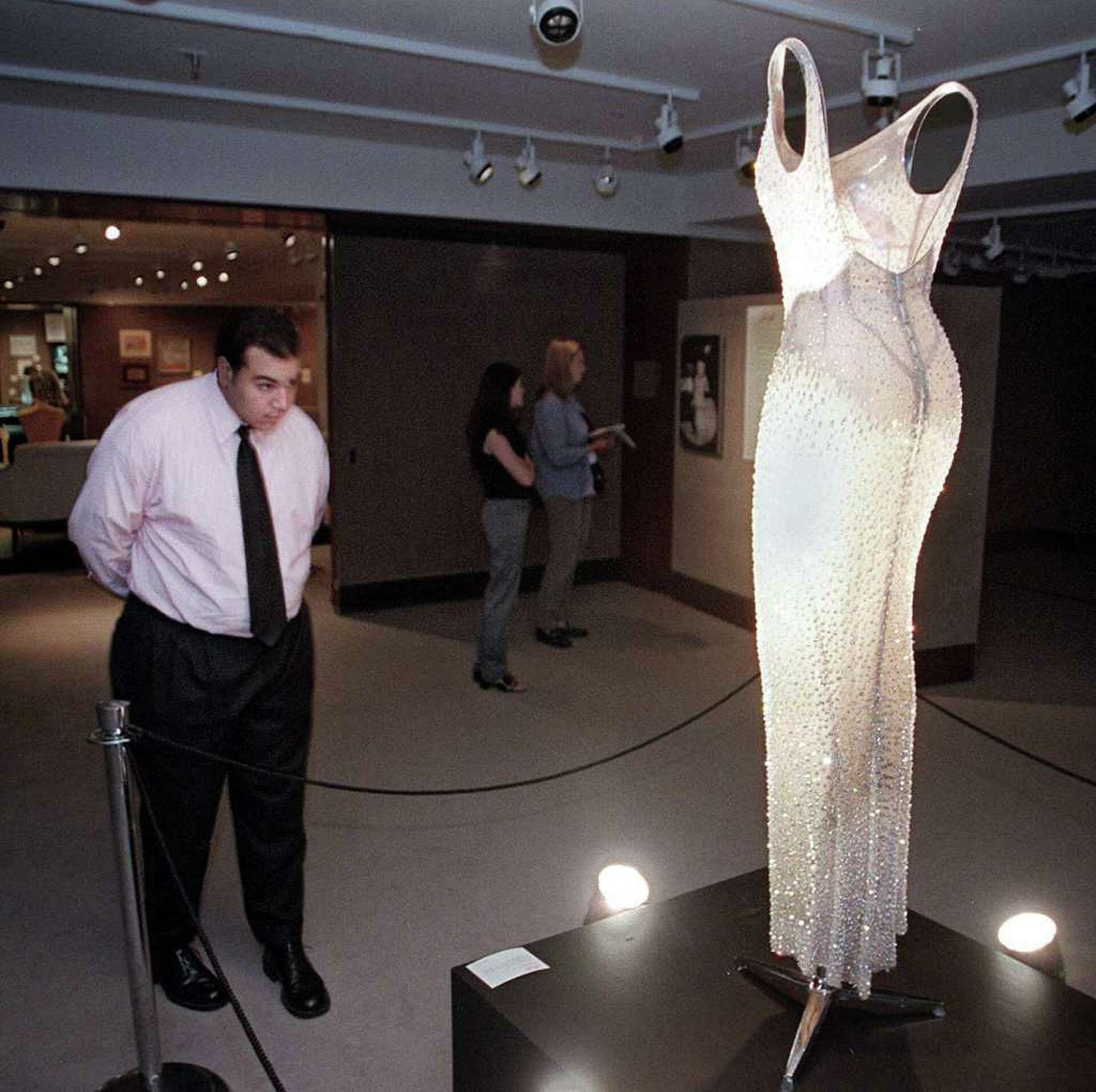 Marilyn Monroe's 'Happy Birthday, Mr. President' dress goes on display in San Francisco today Marilyn Monroe's 'Happy Birthday, Mr. President' dress goes on display in San Francisco today
