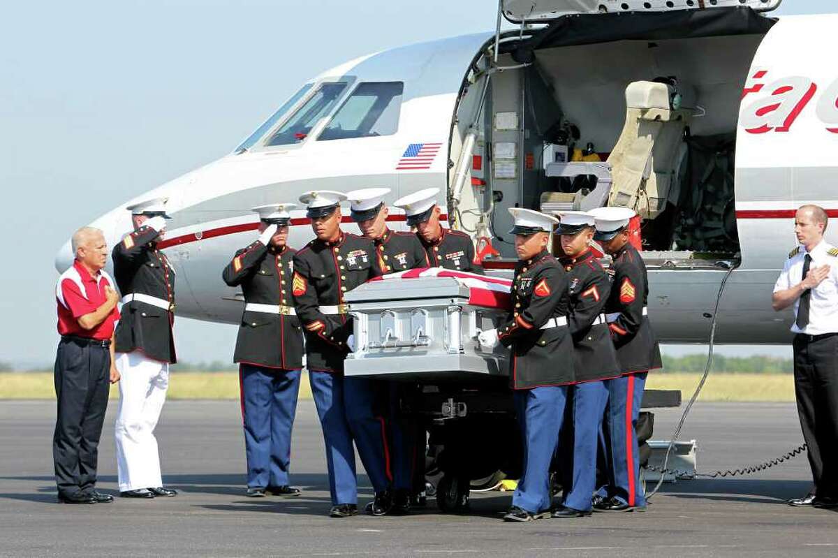 Fallen Marine's own words shared at funeral