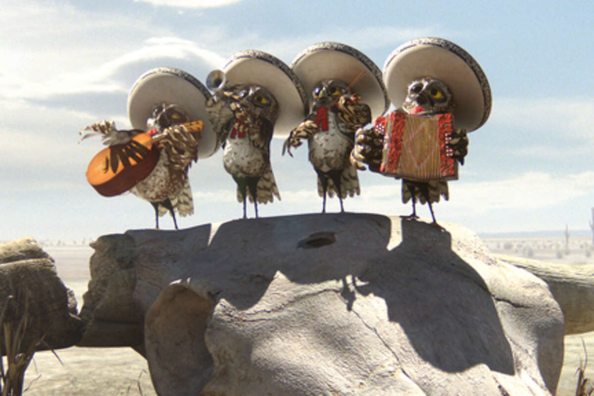 The Mariachi Owls in "Rango."