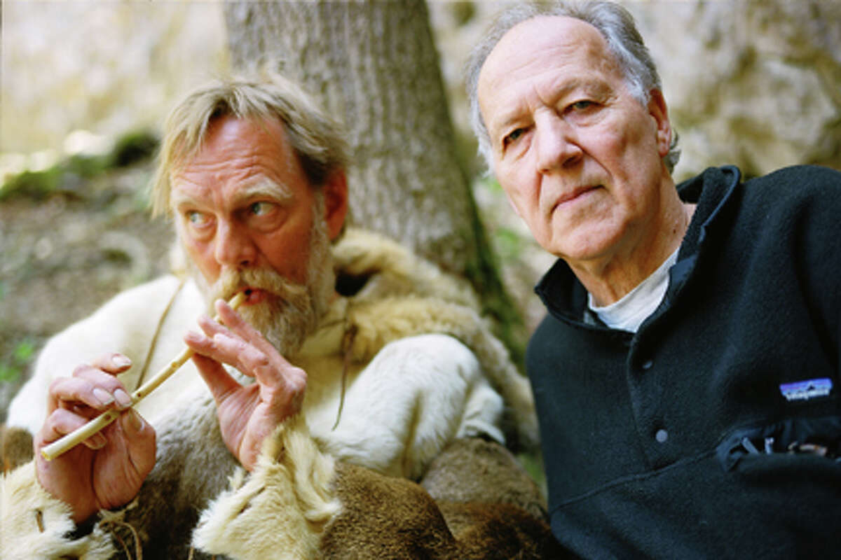 (L-R) Wulf Hein and Werner Herzog in "Cave of Forgotten Dreams."