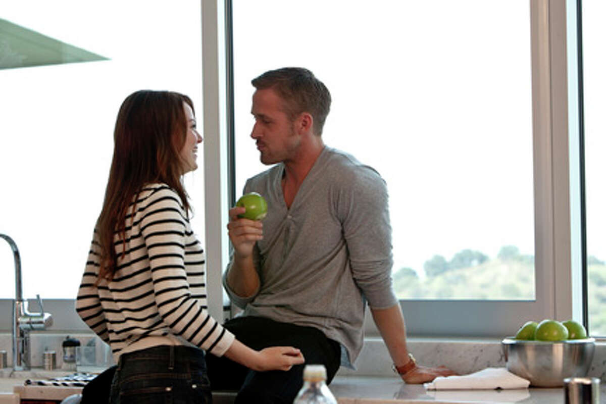 Emma Stone as Hannah and Ryan Gosling as Jacob Palmer in "Crazy, Stupid, Love."