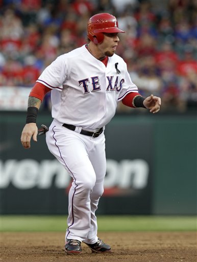 AL roundup: Napoli's slam helps lift the Rangers past Athletics, 8-5