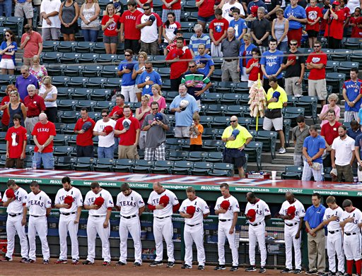 AL roundup: Napoli's slam helps lift the Rangers past Athletics, 8-5