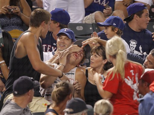 AL roundup: Napoli's slam helps lift the Rangers past Athletics, 8-5