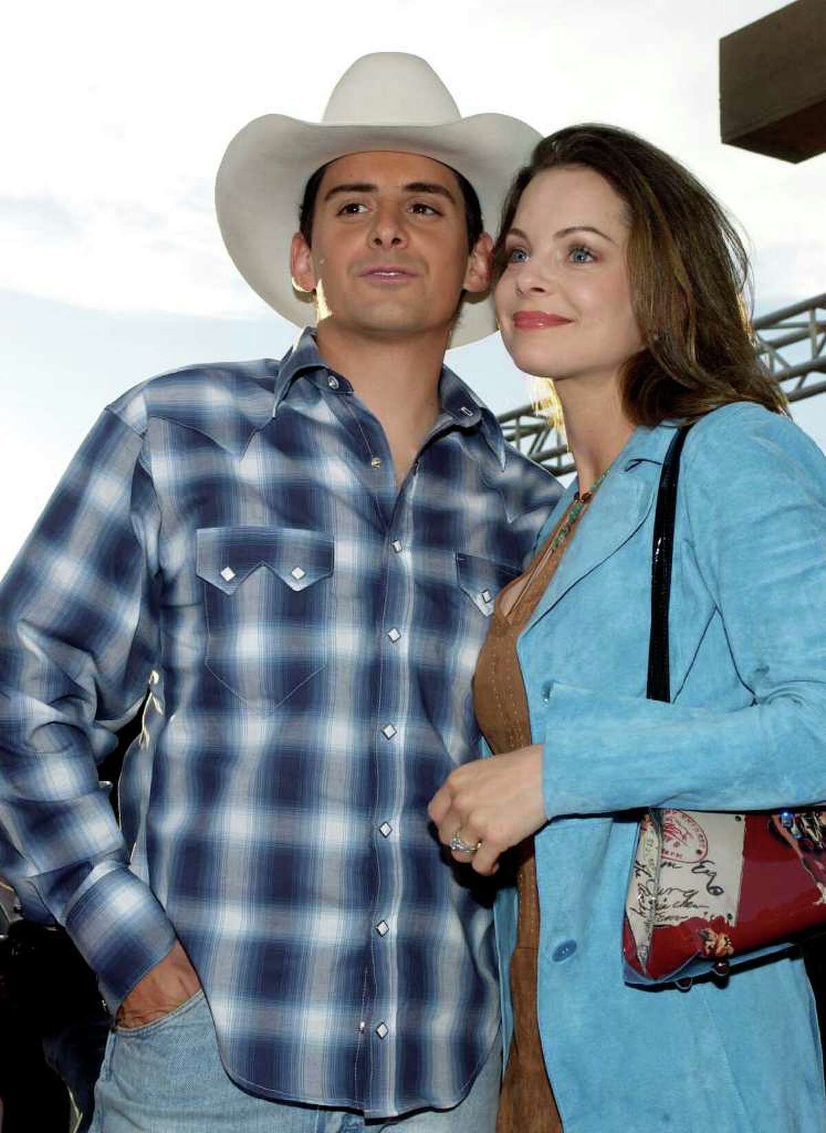 **FILE**Country music recording artist Brad Paisley and actress Kimberly Williams arrive at the premiere of "Open Range," in this file photo Aug. 11, 2003, in the Hollywood section of Los Angeles. The couple are the parents of a baby boy. The couple's first child was born at 5 a.m. CST Thursday Feb. 22, 2007 in a Nashville-area hospital, according to a statement from the country star's publicist.