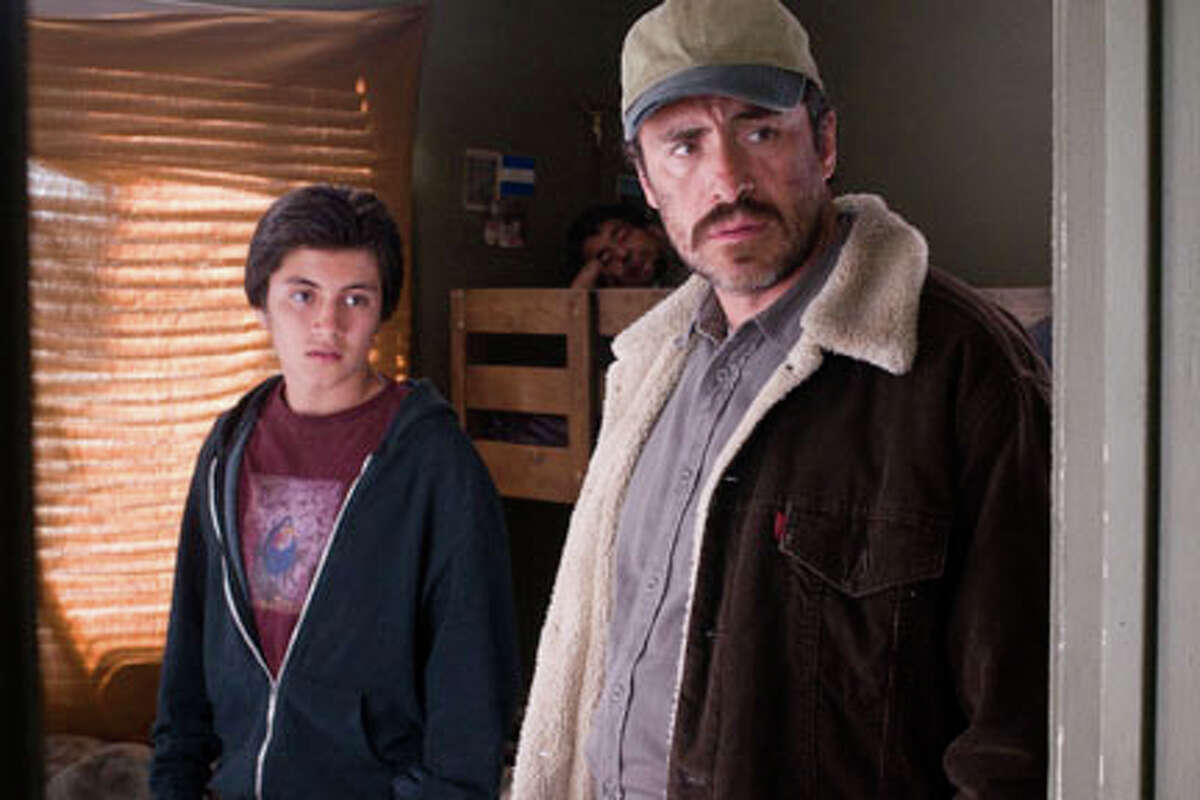 (L-R) José Julián as Luis Riquelme and Demián Bichir as Carlos Riquelme in "A Better Life."