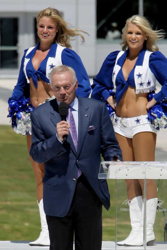 Aug. 29, 2012 - Arlington, Texas, United States of America - The Dallas  Cowboys cheerleaders in action during the pre- season game between the  Miami Dolphins and the Dallas Cowboys at the