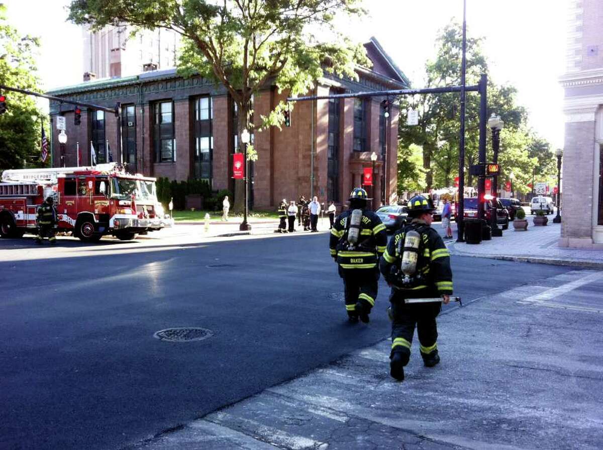 'Fireball' shoots out sidewalk after Bridgeport explosion