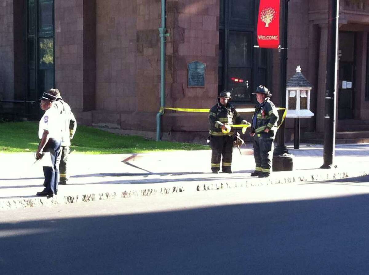 'Fireball' shoots out sidewalk after Bridgeport explosion