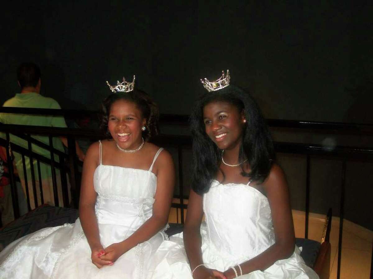 Alexandria Green and Mya Newsham. As Lone Star Princesses in the Miss America program, Green, 12, and Newsham, 11, accompany Miss Houston and other titleholders on charity appearances. They also performed at the Miss Texas Scholarship Pageant, which selects the Lone Star State s representative to Miss America.