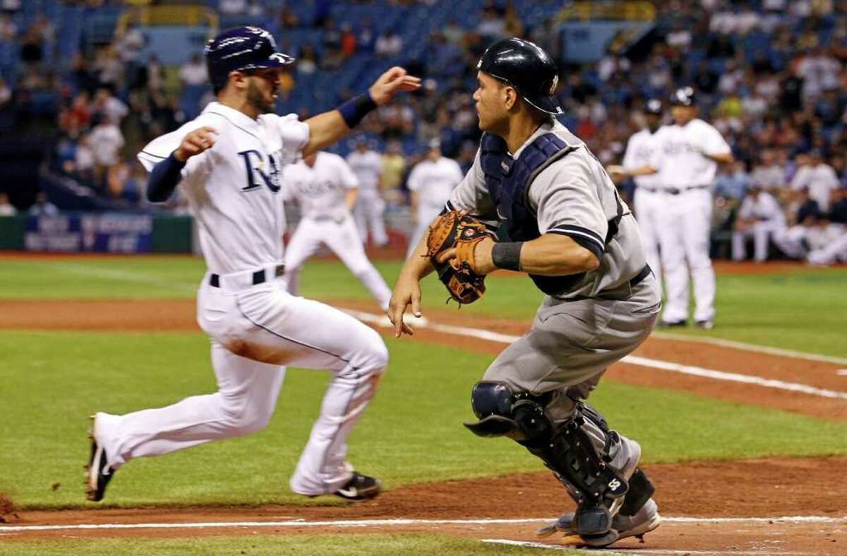 New York Yankees Bartolo Colon against the Tampa Bay Rays in a