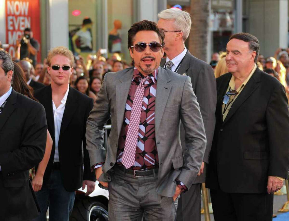 HOLLYWOOD, CA - JULY 19: Actor Robert Downey Jr., attends the "Captain America: The First Avenger" Los Angeles Premiere at the El Capitan Theater on July 19, 2011 in Hollywood, California.