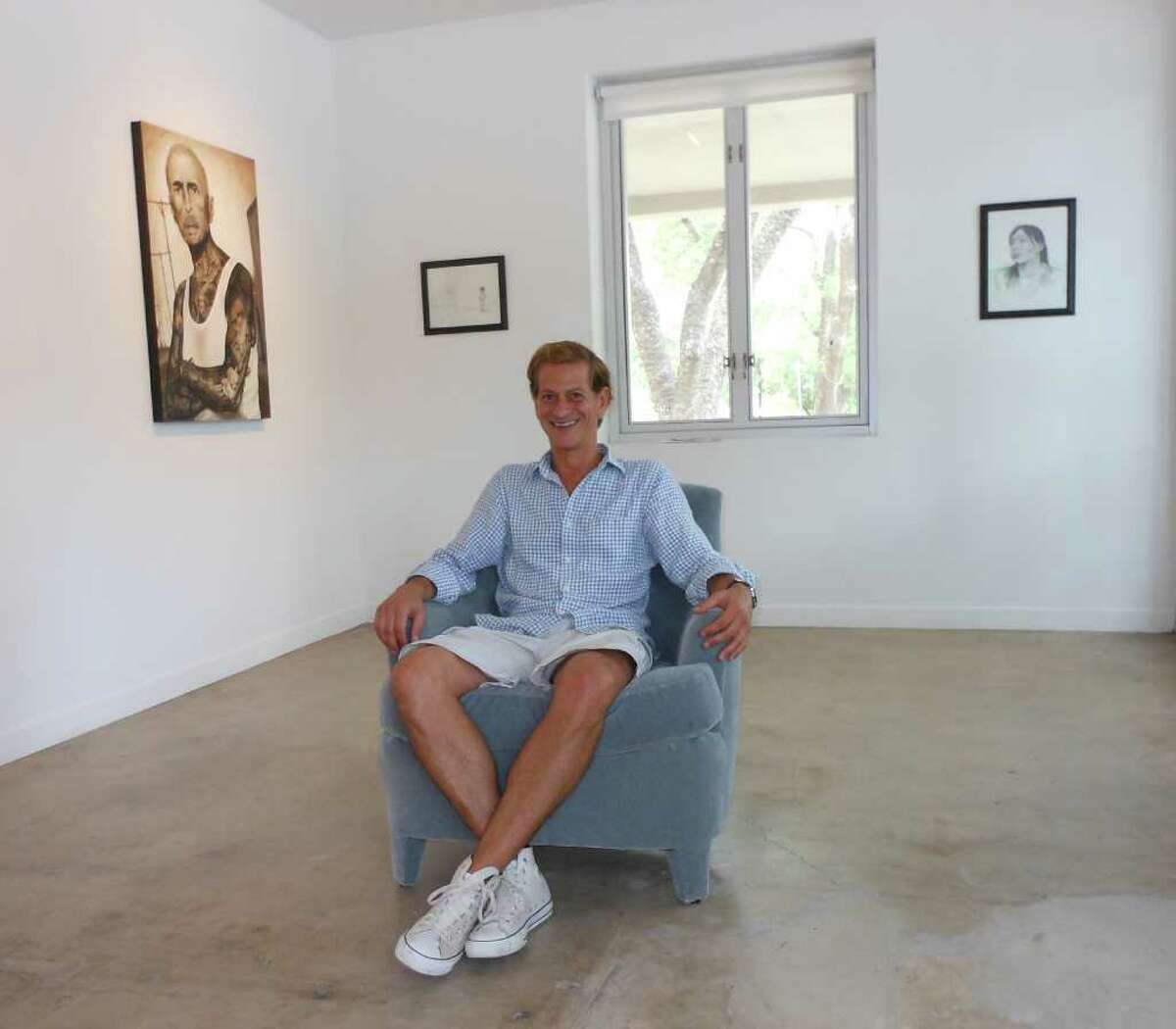 David Shelton has moved David Shelton Gallery from Stone Oak to St. Benedict's in King William.