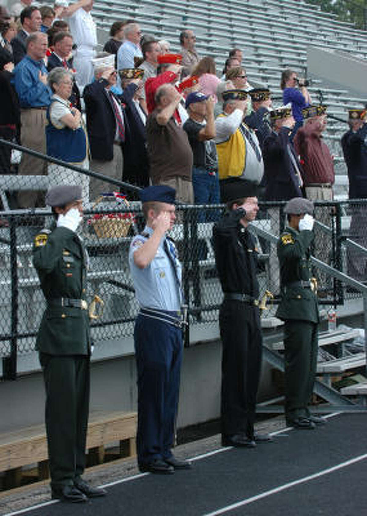 Marching along JROTC programs are growing in popularity at local schools