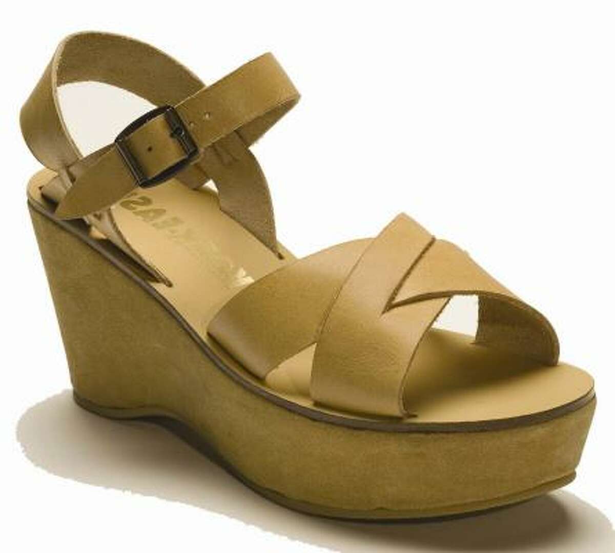 buffalo wedge sandals from the 70's