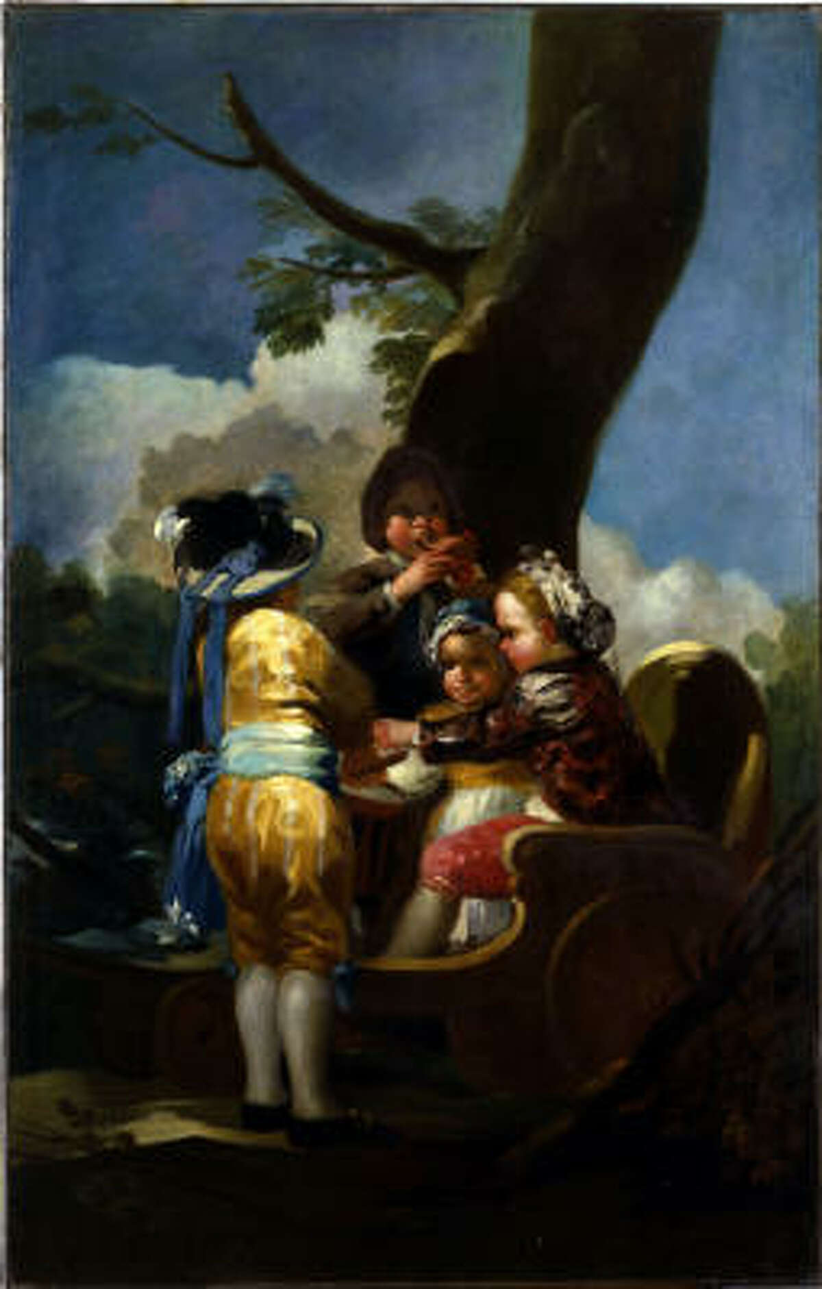 Francisco de Goya's 1778 oil painting Children with a Cart was stolen last week.