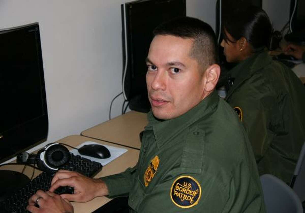 Border Patrol agent Edward Caballero, 32, says his Spanish fluency and upbringing in the Rio Grande Valley give him an edge in his job.