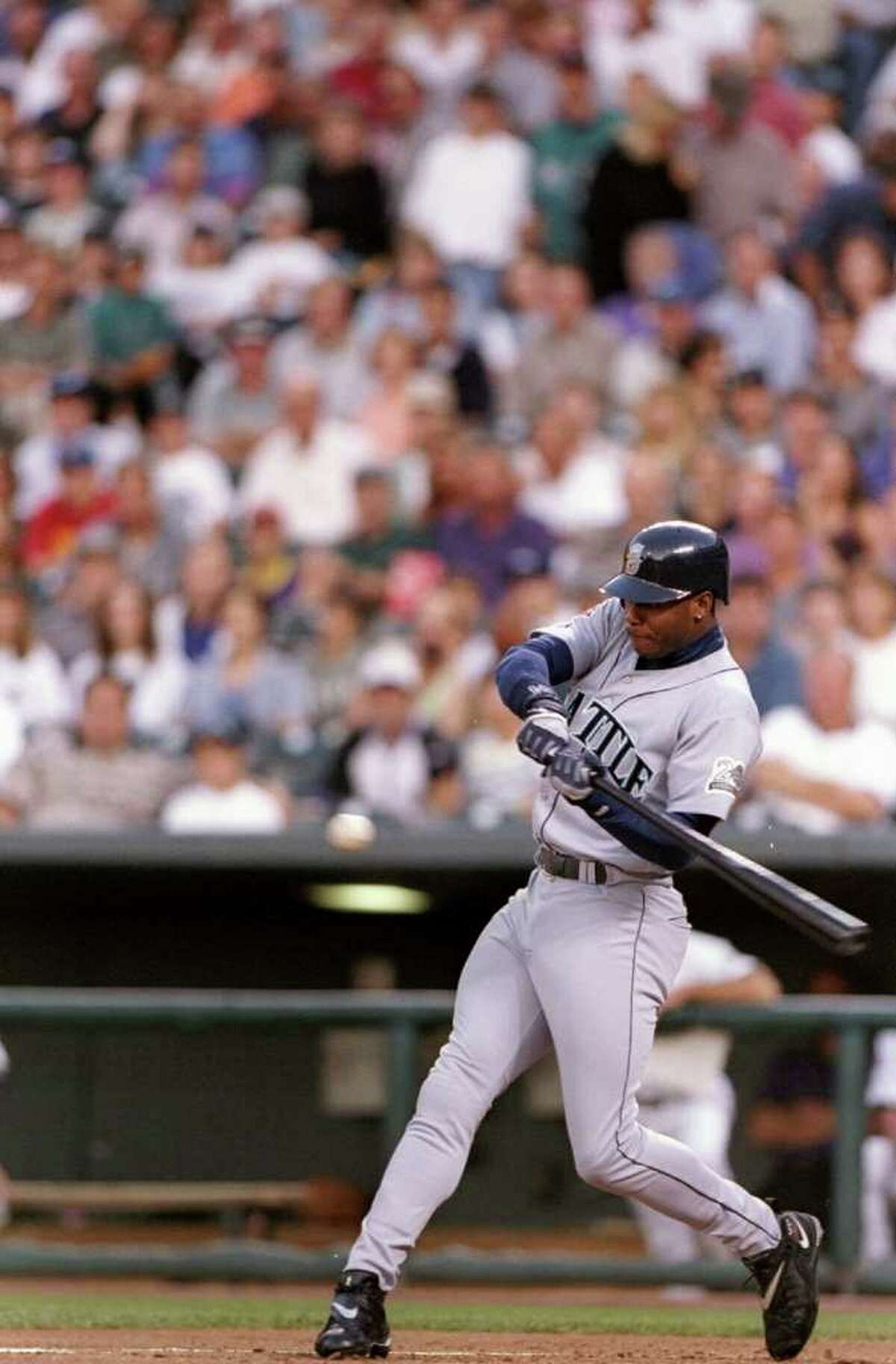 Ken Griffey Jr. was in his prime in 1997. He hit 56 homers and had 147 RBIs.