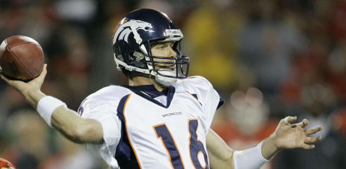 The future of quarterback Jake Plummer continues to be a matter of speculation.