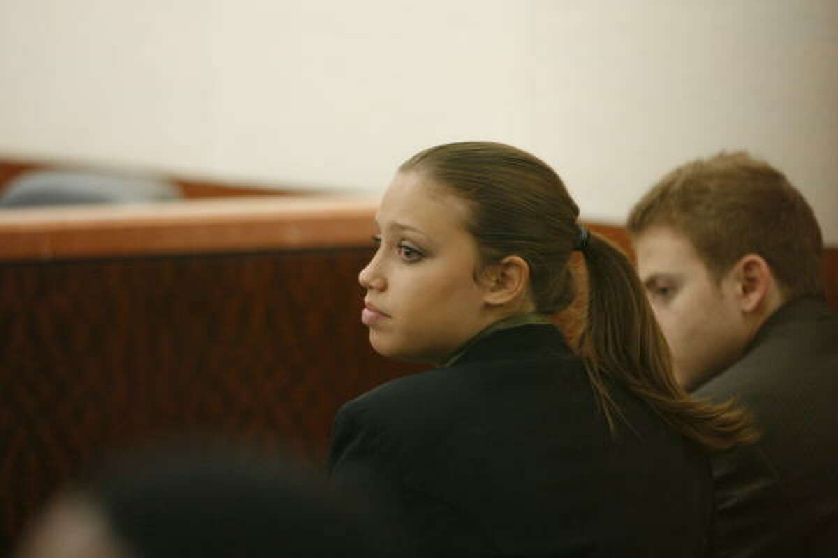 Ashley Benton appears in court today.