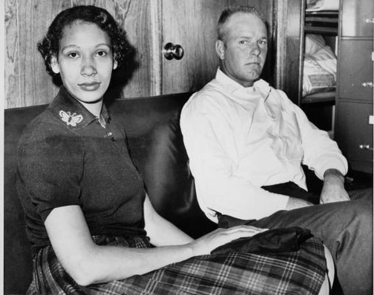Richard P. Loving and his wife, Mildred, two years before a U.S. Supreme Court decision allowed them to return to Virginia.