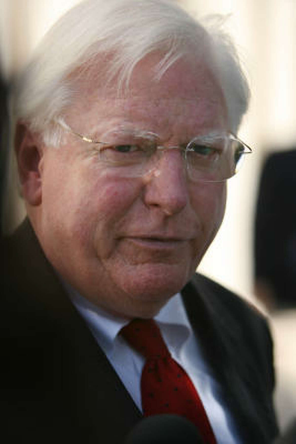 Former Texas Gov. Mark White, shown in this 2007 photo, said Tuesday he is considering whether to join the race for the mayor of Houston.