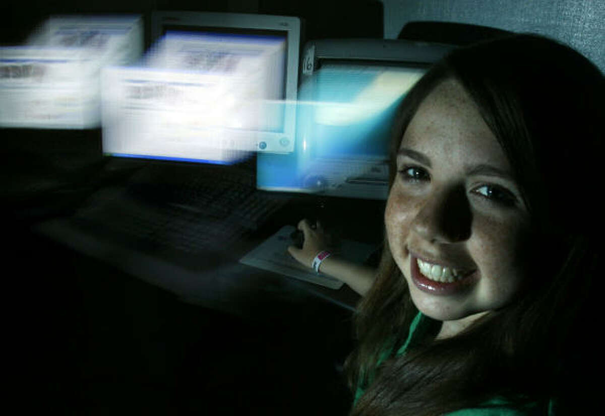 Becca Rosenfield, 13, an incoming freshman at Lamar High, used HISD's virtual school to take a health class this summer. She did some work while flying to and from the Bahamas on vacation. "It was a lot better than if I had to sit in a classroom. It was a lot easier," she said.