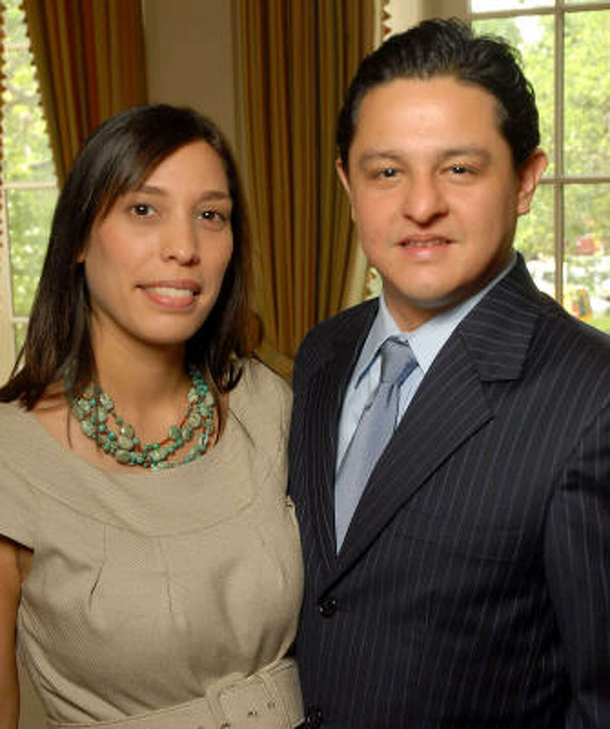 Former Houston Councilman James Rodriguez, shown with Wendy Montoya Rodrigues at a 2009 social event, has been tapped as chief of staff to Pasadena's incoming mayor, Jeff Wagner.
