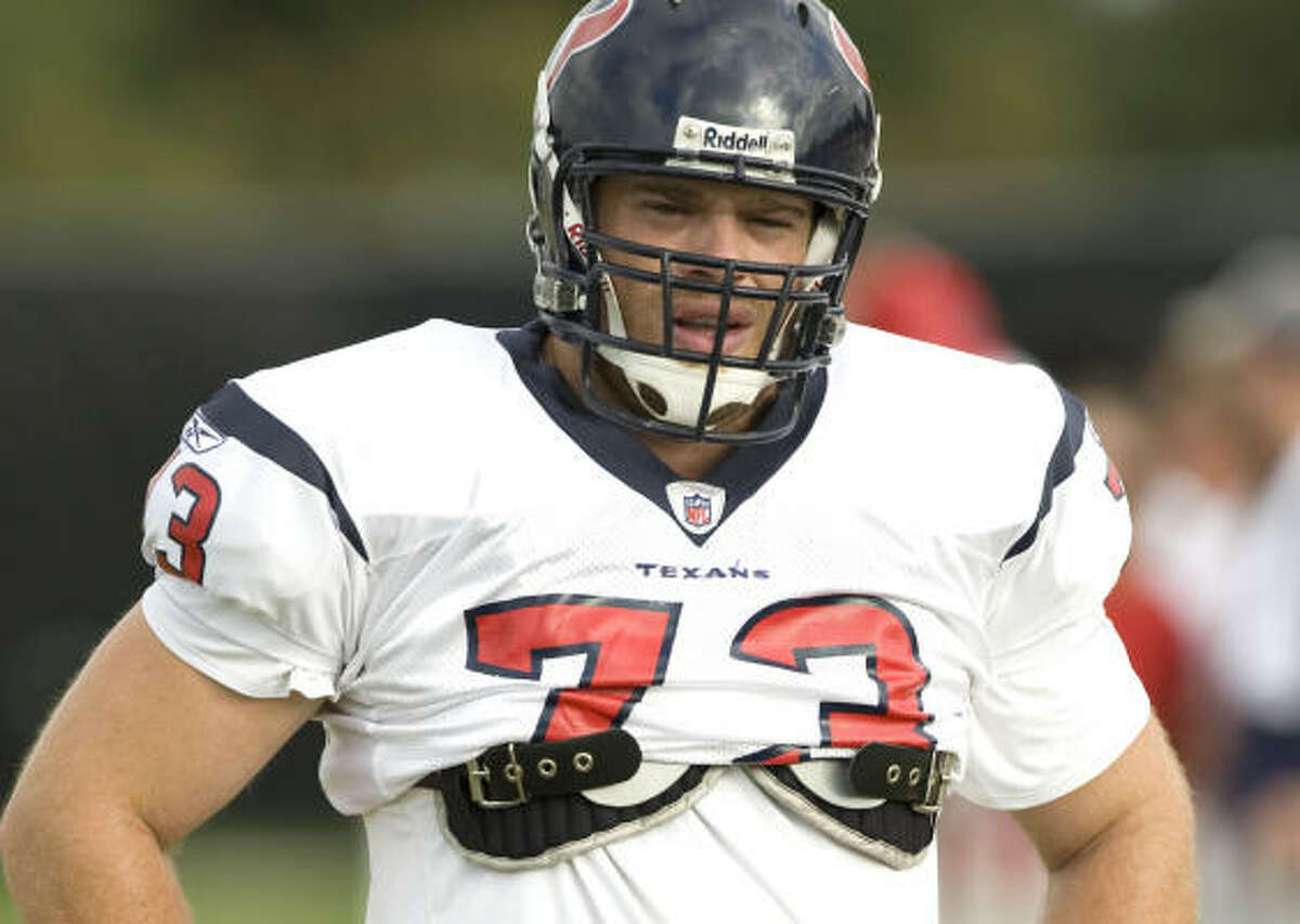 Former Texans offensive lineman Eric Winston has had several stops in the NFL free-agent carousel.