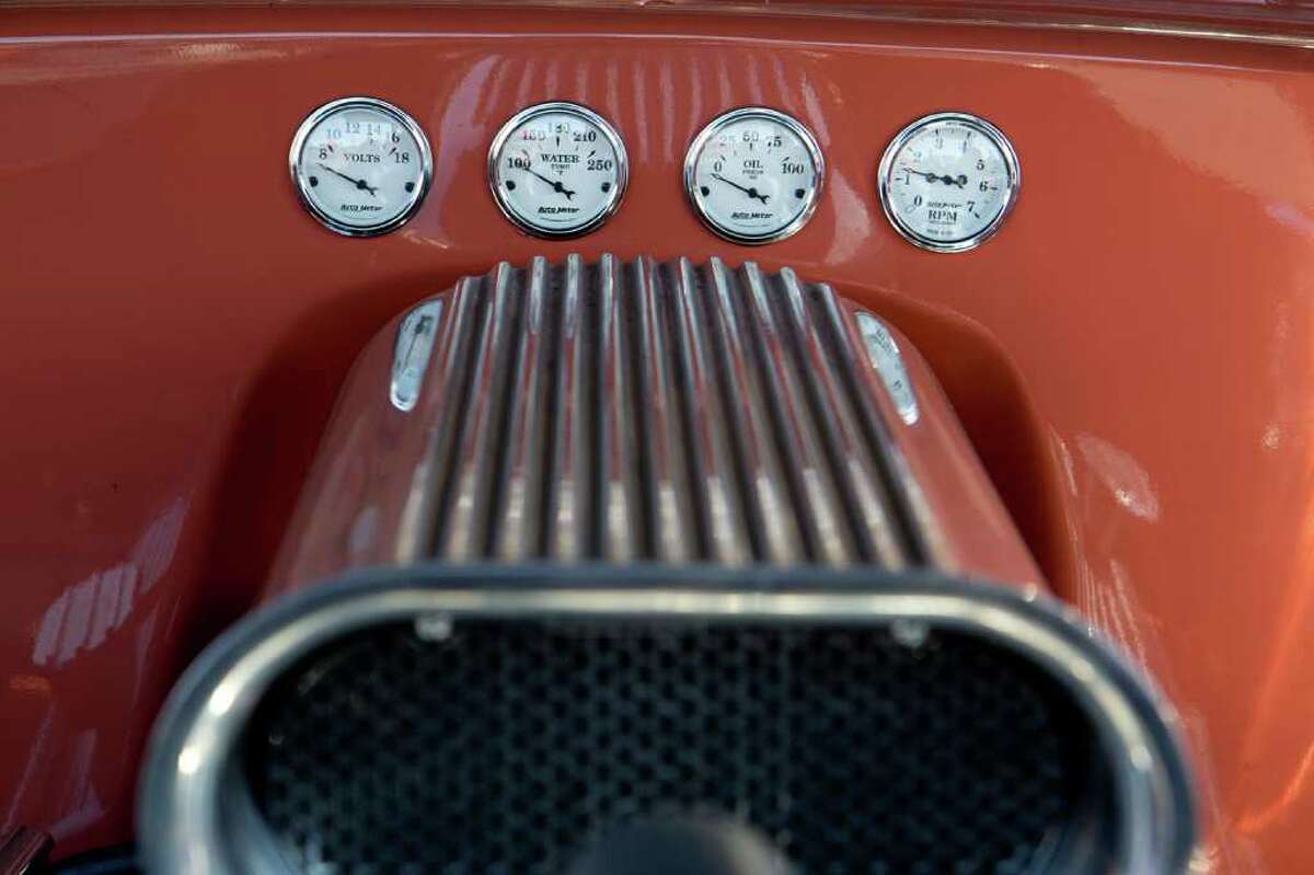A detail of a 1952 Chevy is shown during the Goodguys Pacific Northwest Nationals hot rod and custom car show on Saturday at the Puyallup Fairgrounds.
