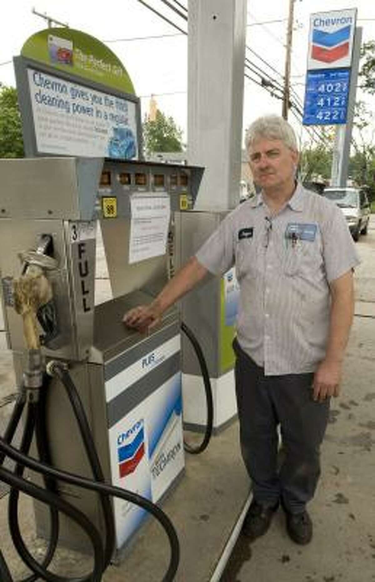 Roger Randolph has stopped accepting credit cards at his West Virginia Chevron station, saying he can't afford to continue paying the fees.