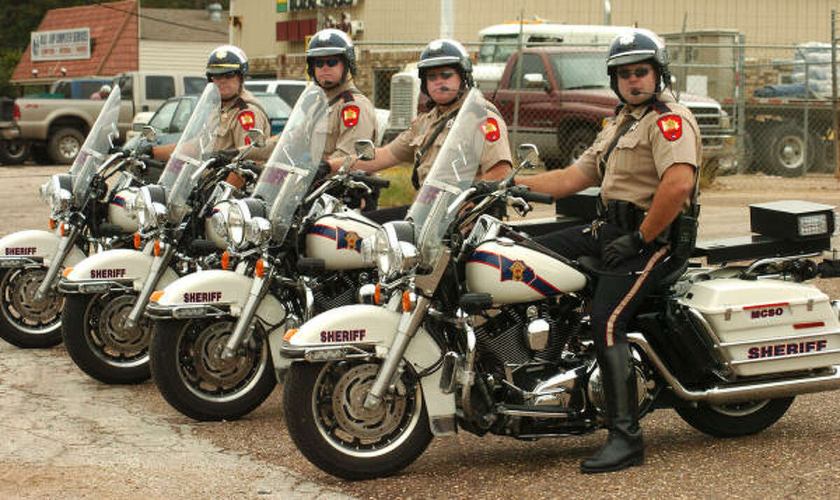 Sheriff's department patrol unit now rolling along on motorcycles