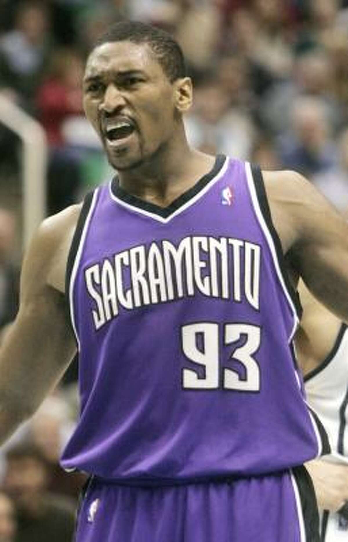 Ron Artest was named the NBA's top defensive player in 2003-04.