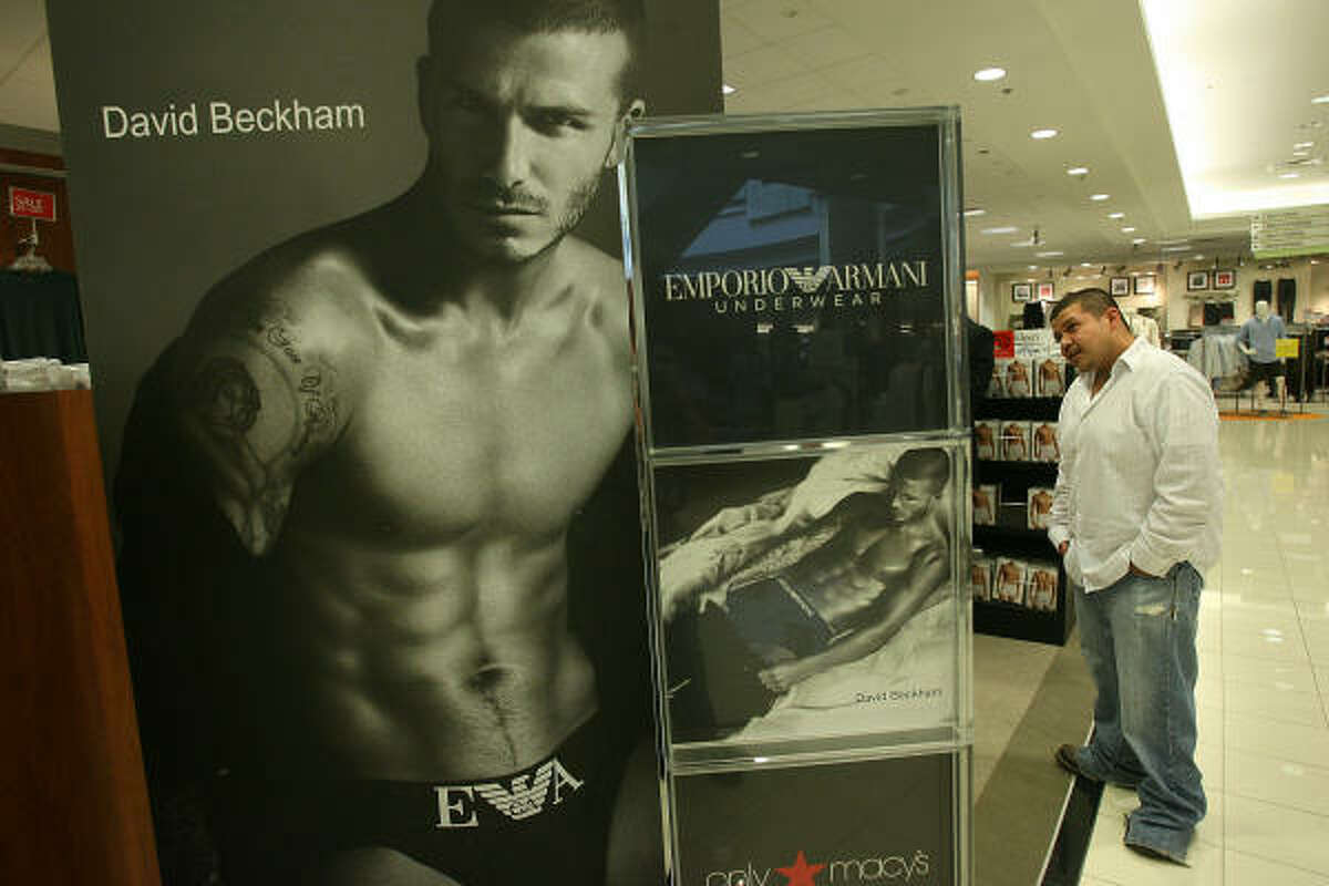 David Beckham is sexy in his skivvies