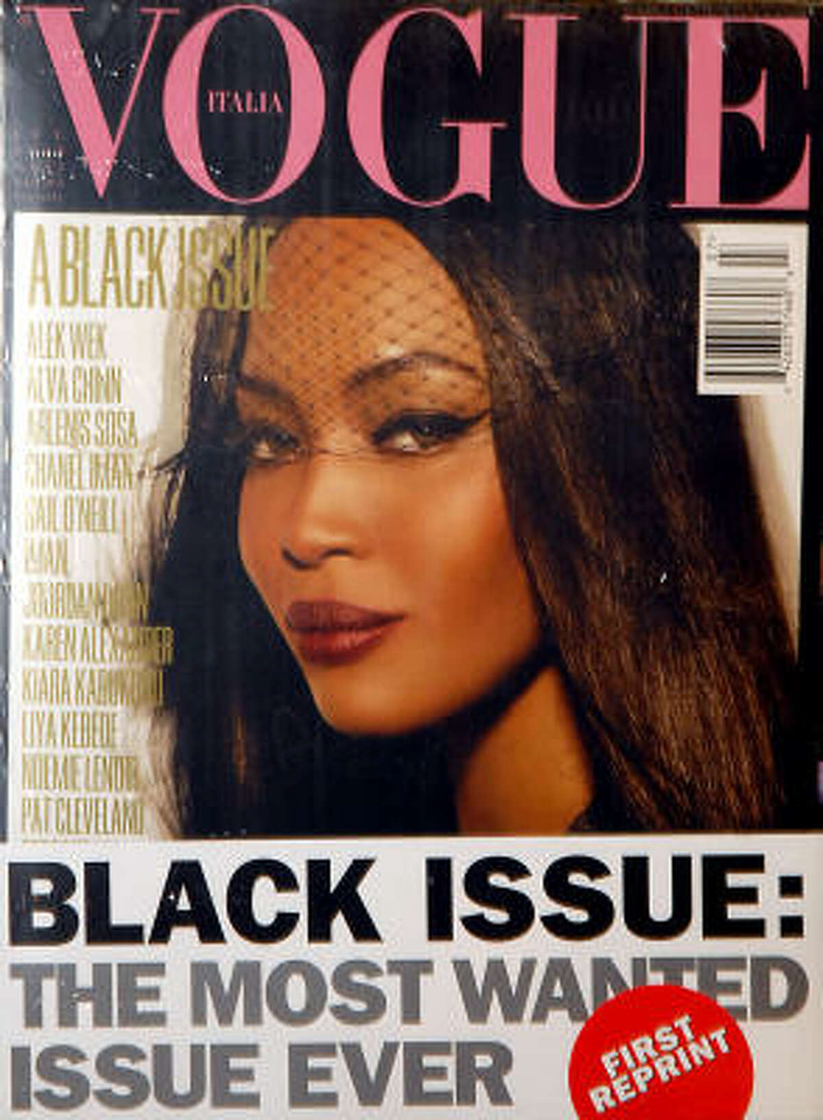 Italian magazine puts diversity in Vogue with all-black issue