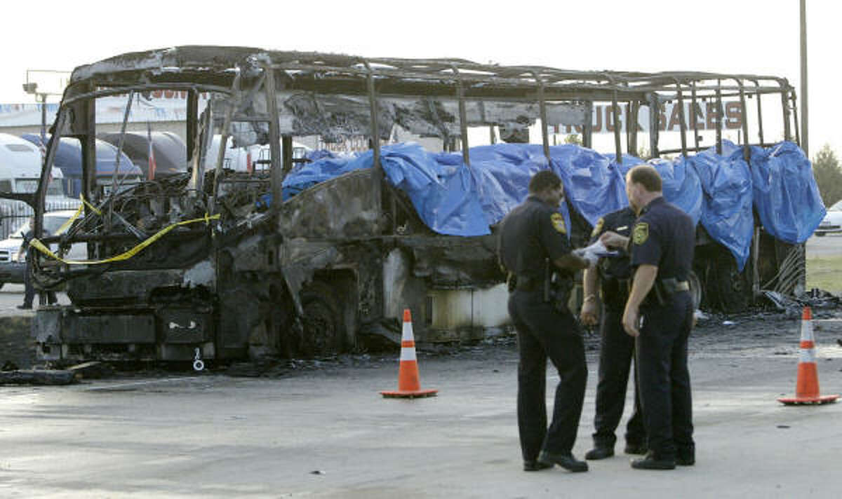 PHOTOS: Scenes from the deadly limousine crash in New YorkA limo crash that killed 20 people on Saturday was the deadliest land-vehicle accident since 2005, when a bus fire killed 23 Bellaire nursing home residents fleeing Hurricane Rita. This image shows the charred remains of the bus on Sept. 23, 2005 on northbound Interstate 45 in Wilmer.  >>> See more scenes from Saturday's tragedy, as well as the names of a few victims