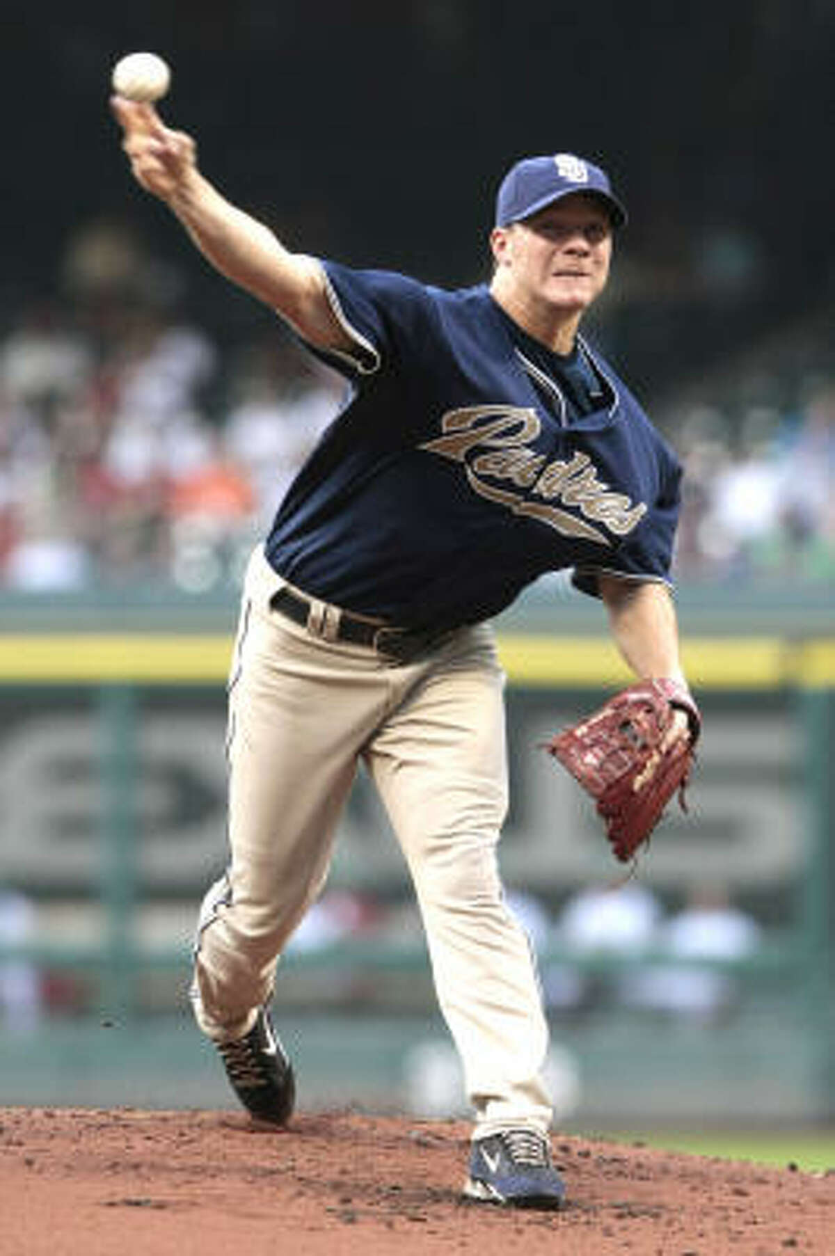 The Astros and GM Ed Wade would love to talk trade with the Padres about pitching ace Jake Peavy.