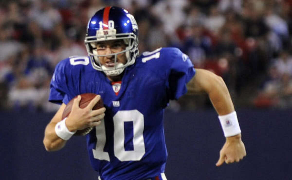 The Giants will need Peyton's little brother (and fellow Super Bowl MVP) Eli Manning to stay healthy and pick up where he left off in the postseason.