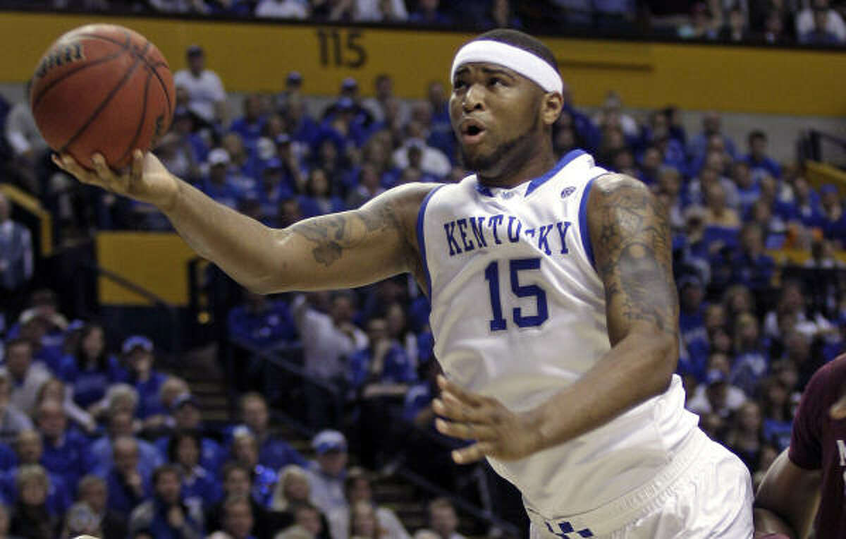 The Kings, who hold the fifth pick, have expressed an interest in Kentucky's DeMarcus Cousins.