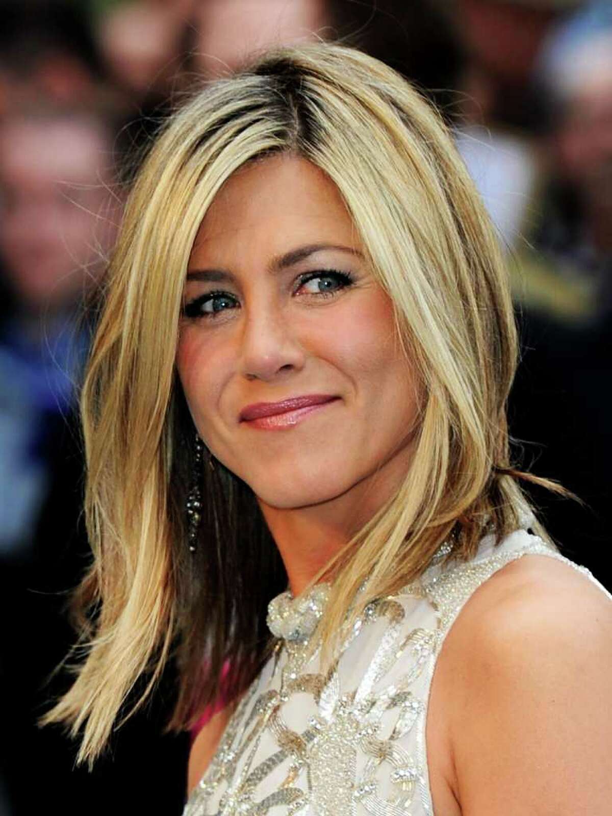 Actress Jennifer Aniston attends the UK film premiere of "Horrible Bosses" at BFI Southbank in London, England.