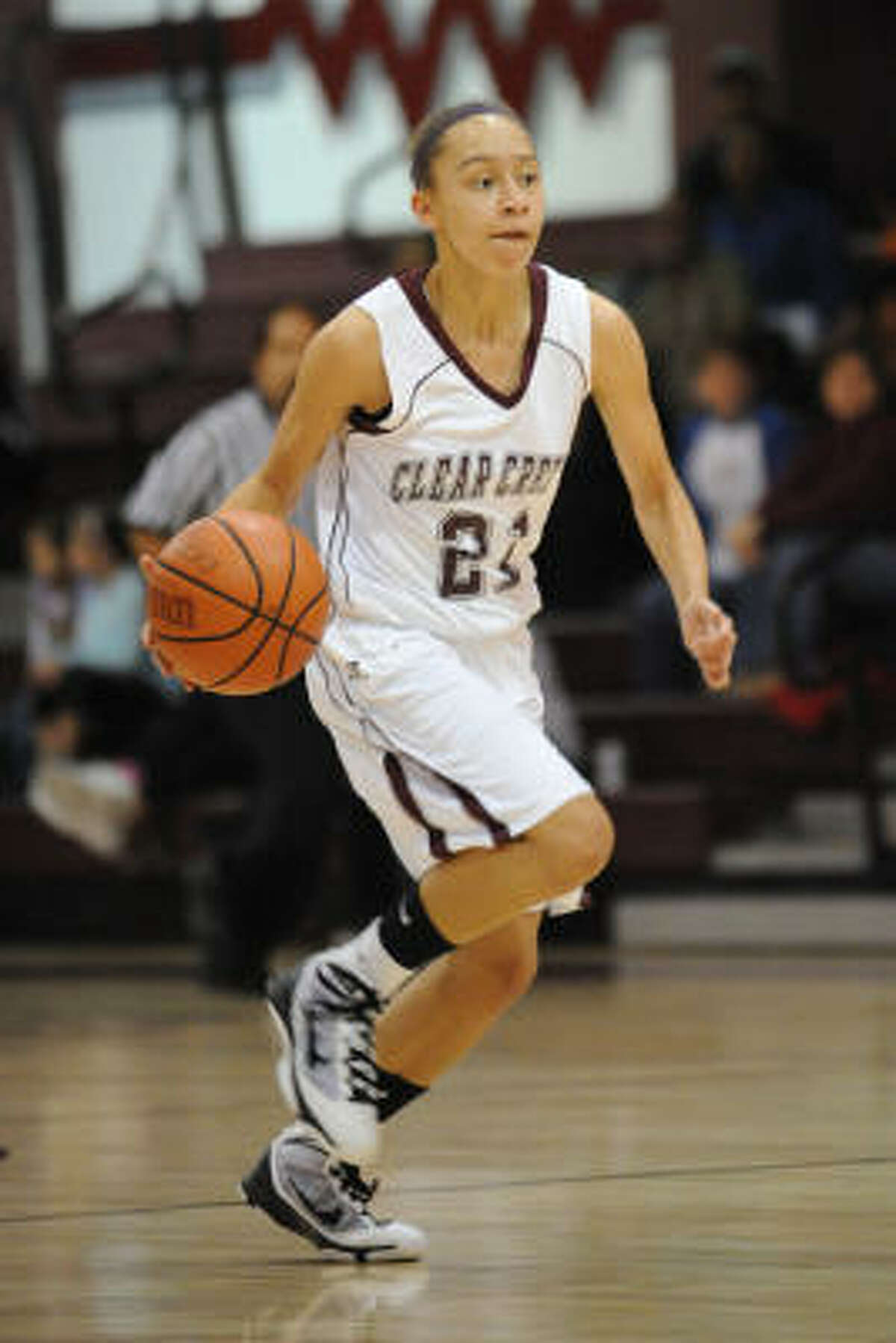 Brentney Branch had nine assists and seven steals in Clear Creek's two wins.