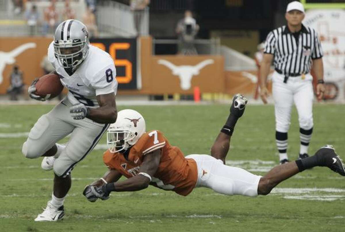 James Johnson and Kansas State ran all over the Longhorns in Austin.