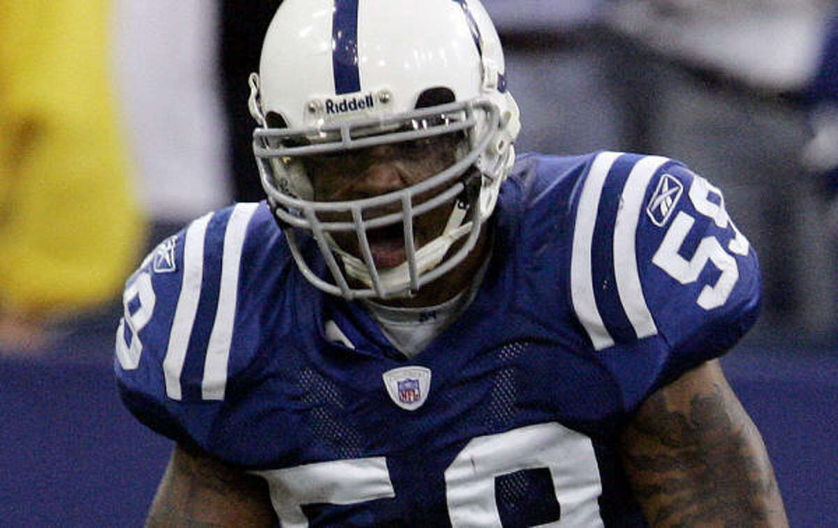 Cato June spent the last two seasons in Tampa Bay after playing the first four years of his career in Indianapolis.